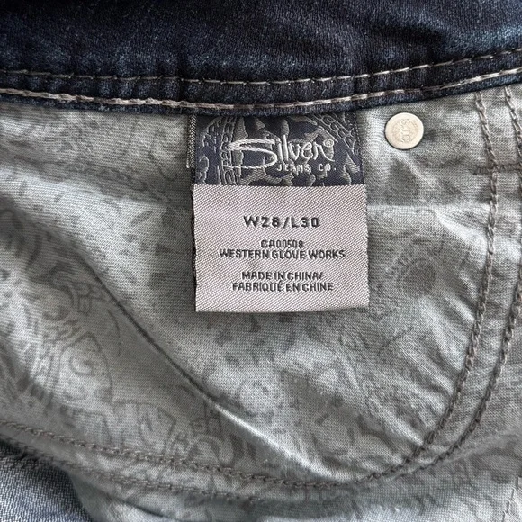 Silver Jeans, Suki Surplus Bootcut Denim, 28x30 - Picture 6 of 7